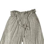 Chaser NWT   Paper Bag Waist Jersey Soft Wide Leg Heather Gray High Rise Pants M Photo 9