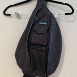 KAVU  Rope Bag Sling Bag Black Topo Crossbody Hiking Bag Daypack Photo 0