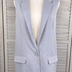 BB Dakota  Malcolm Longline Vest Gray-Medium Photo 0