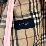 Burberry  Women's Medium Light Pink Quilted Nylon Jacket Classic Nova Check Plaid Photo 9