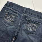 Bebe  Denim Bermuda Jean Shorts 27 Vintage 2000s 90s Photo 1