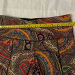ABS Allen Schwartz Paisley Print Leggings size S Photo 4