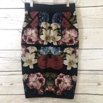 NWT Moka • London • 100% Silk • Floral • Size 8 Red Photo 6