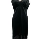 Adonna Vintage Full Slip Womans 40 Used Black Photo 2