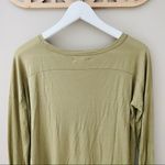 Madewell Long Sleeve Pullover Top Green Sz Small Photo 8