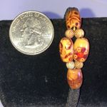 Black Wooden Painted Beads Beaded Boho Adjustable Bracelet Photo 2