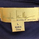 Nicole Miller Nicole‎ Miller Striped Sleeveless Sequin Dress Photo 5