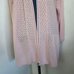 Basic Editions Woman Light Pink Open Front Cardigan Sweater Size 3X Photo 2