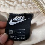 Nike  Cream Bomber Jacket SIZE XS Women’s Lightweight Zip-Up Coat Photo 3