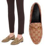 Gucci  Jordaan GG Monogram Horsebit Loafer Ruggine Rust Size 40.5 Photo 1