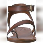 Naturalizer Tallt Brown Leather Toe loop Ankle Strap Sandals 6.5 Photo 2