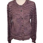 Who What Wear Women’s Cardigan Sweater Plum Sz Large 53 acrylic 25 wool 22 poly Photo 0