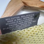 Wooden Ships  "Choose Happy" Cotton Knit Sweater M/L Photo 6