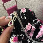 Danz N Motion Lips X Lipstick Sequins Rollbag Black & Pink Photo 5