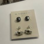 NWT M. Haskell Pierced Earrings Rhinestone Photo 4