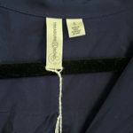 Treasure & Bond NWT!  Navy Tie Front Button Down Blouse - size S Photo 1