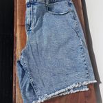 Lane Bryant Raw Hem Bermuda Jean Shorts Photo 3