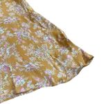 Free People Lucie Mini Dress Golden Coin Combo Floral Print Lace Size 8 Women's Photo 7