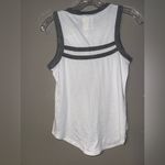 Chaser  Women's White and Gray Stripe Tank Top XS NEW #714 Photo 4