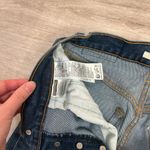 Levi's Levi’s ribcage straight dark wash button fly vibrate jeans 26” waist 32” length  Photo 6