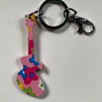 Flower Power Guitar Keychain Bottle Opener Photo 2