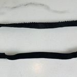 Diagonal Glass Bead Angle Design Stretch Headband Black Photo 2