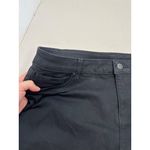 Workshop Republic Clothing WORKSHOP Republic Jean Shorts Size 14 Black Modern Fit Cuffed Hem Casual Stretch Photo 4