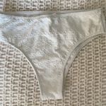 Roxy NWOT  Quiet Beauty Cheeky Bikini Bottom - White - S Photo 2