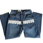Old Navy  Womens Button Fly Blue Jeans Large Photo 1