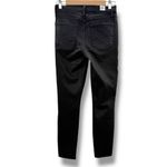 Frank & Eileen Sligo High Rise Skinny Jeans Women’s Size 27 Gold Glitter Waxed Black Photo 5