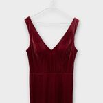 NEW Revelry Dakota Velvet Dress Size 16 Red Photo 4