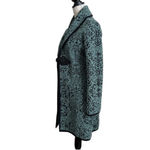 Soft Surroundings  chenille jacquard Sweater jacket coat duster size small Photo 12