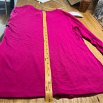 INC Pink Strappy Cutout Scoop Neck Long Sleeve Stretch Knit‎ Top Photo 10