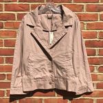 Capulet Tan Revolve Oversized Collared Button Up Utility Jacket Photo 0