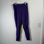 Kerrits  Fleece Knee Patch Riding Tight Breeches Purple Equestrian Womens Med Photo 1