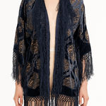 Denim & Supply Ralph Lauren Ralph Lauren beautiful velvet Denim & Supply fringe kimono NWT Photo 0