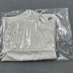 Brandy Melville John Galt Tank Top One Size Womens White Spaghetti Strap Button Photo 6