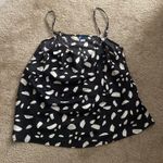 Old Navy Silky spaghetti straw cowl neck top Photo 0