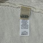 L.L.Bean Womens Shawl Collar Cardigan Sweater Cream Cotton Size M Petite Photo 2