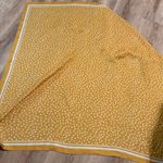 Cleobella  Yellow Polka Dot Satin Scarf Photo 3