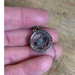 Fine Silver Plated Heart Pendant Necklace With Two Photo 6