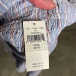 Aerie NWT  Womens Light Blue Striped‎ Flare Tie Front Sundress Dress Size XL Photo 3