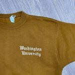 Vintage casuals of creslan short sleeve jersey knit shirt Washington university Orange Size L Photo 5