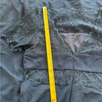 ASOS  Navy Blue Maxi Dress with Lace Detail Photo 8