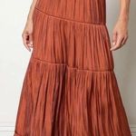 Line and Dot  Danielle Tiered Midi Skirt Photo 0