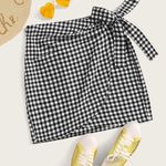 SheIn Gingham Skirt Photo 1