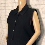 Northern Reflections Vintage 1990s Y2K Heavy Velvet Burnout Quilted Vest L Photo 3