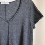 Project Social T  Grey Dark V-Neck T-Shirt Photo 1
