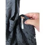 Free People  Mini Black Lace Plunge Neck Sleeveless Dress Size S Photo 10