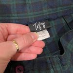 Vintage Dark Green Plaid Bermuda Shorts 🔥 Size 10 Photo 3